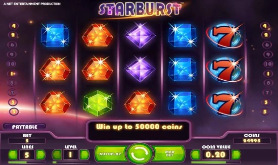 Starburst slot